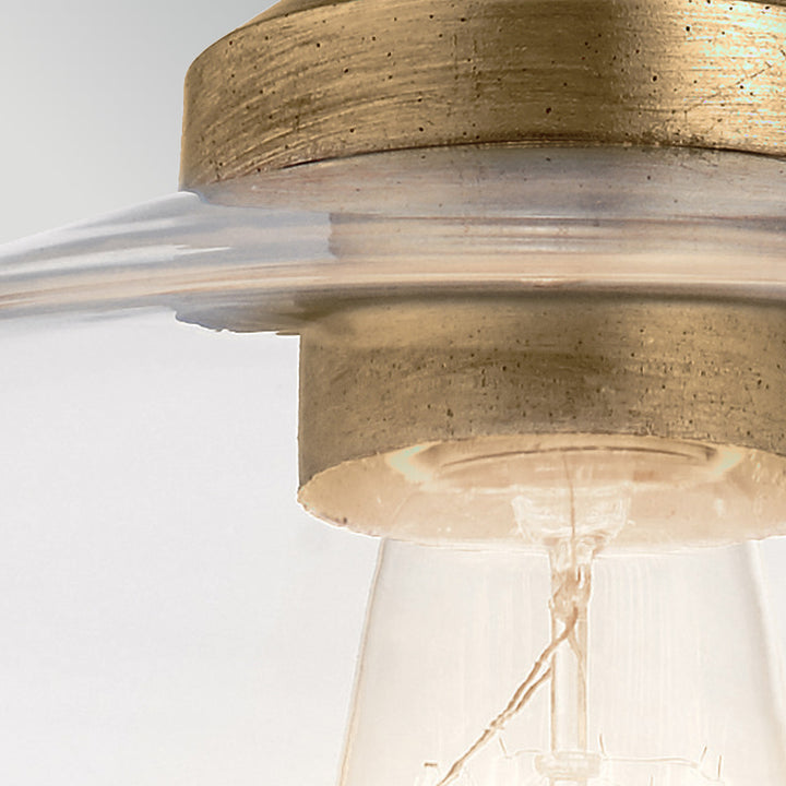 Nottinghill 1 Light Duo-Mount Pendant - Brass