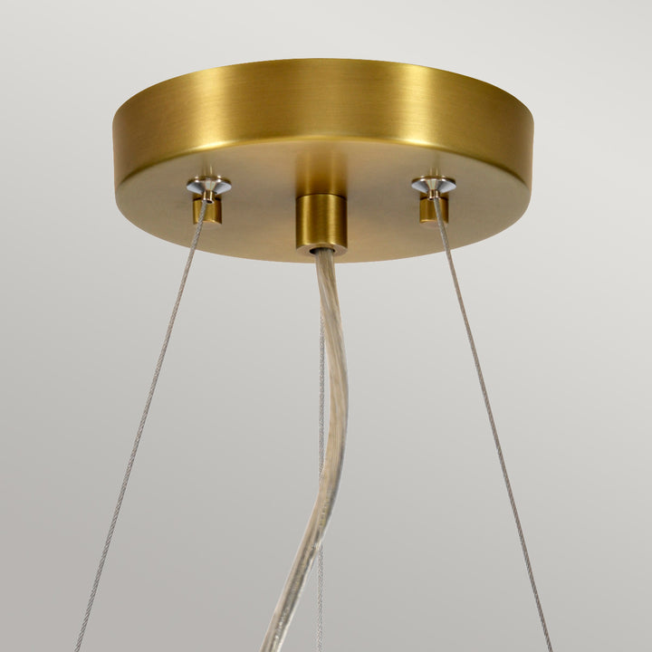 Pearce 3 Light  14" Pendant - Aged Brass