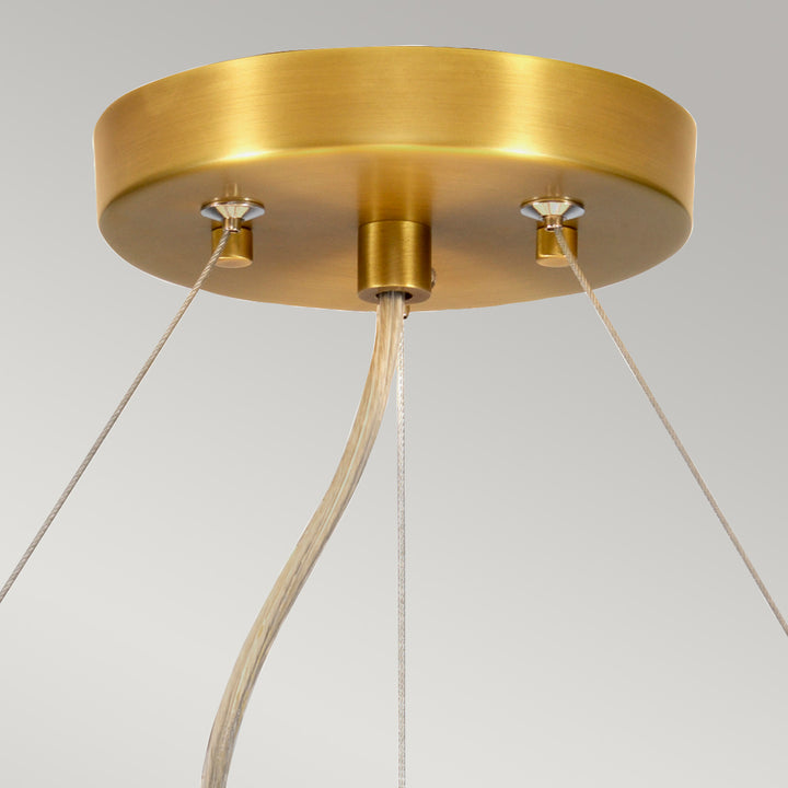 Pearce 5 Light  22" Pendant - Aged Brass
