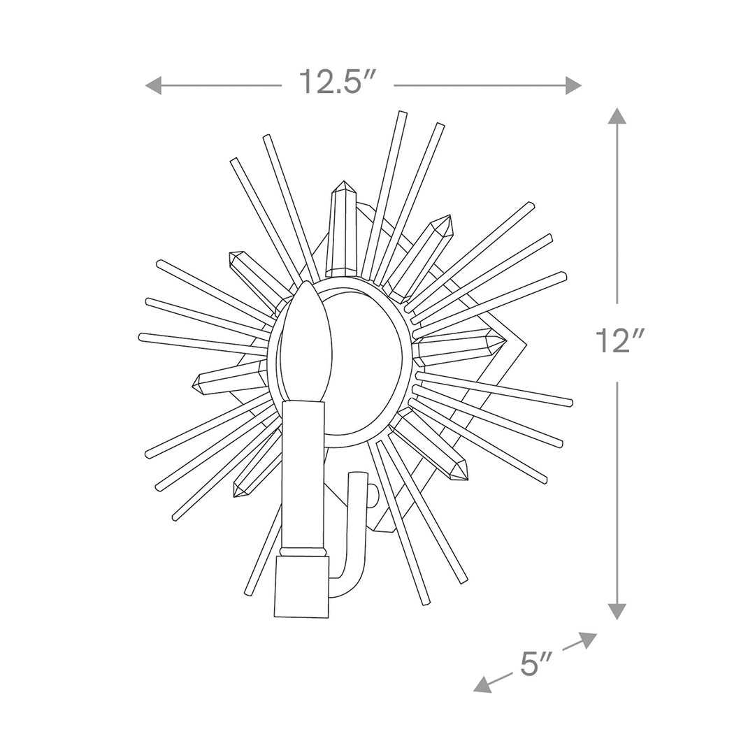Sun King 1 Light Sconce