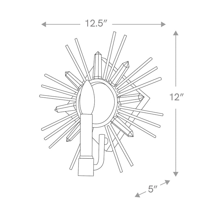 Sun King 1 Light Sconce