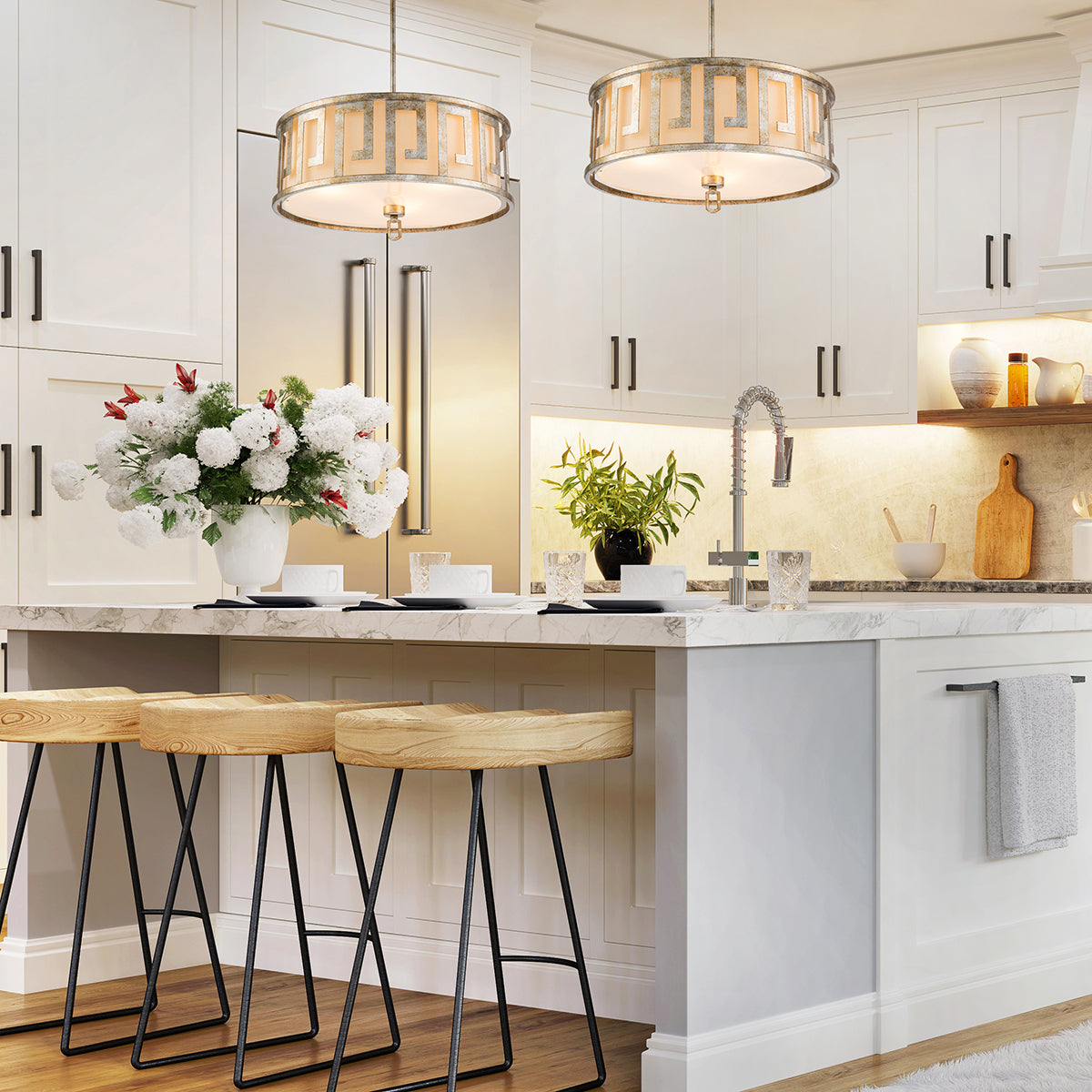 Large kitchen pendants sales