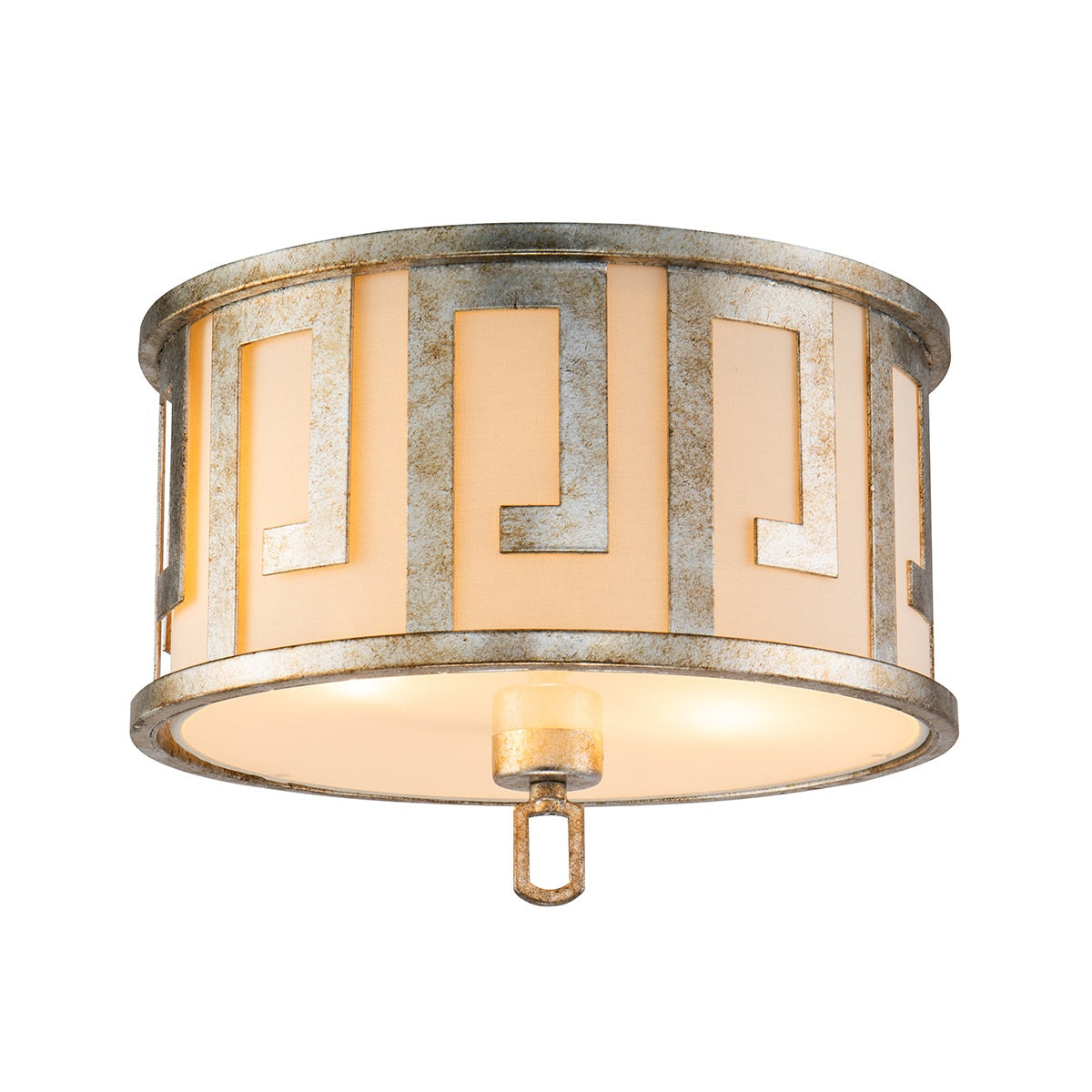 Lemuria 2 Light Ceiling Flushmount in Antique Silver %%cf__sku