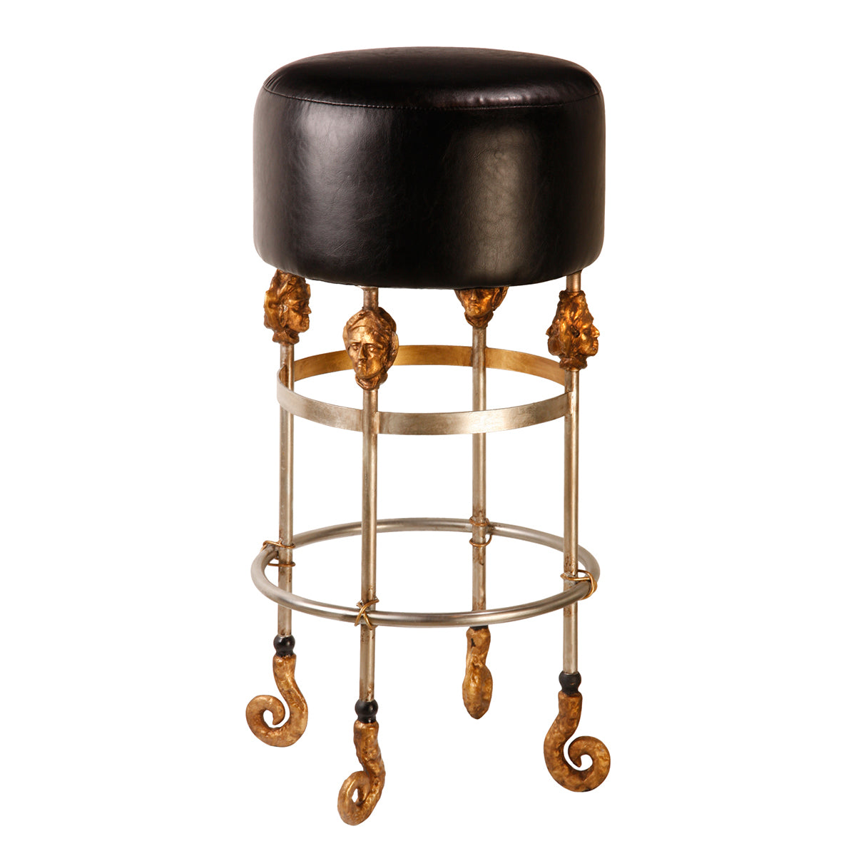 Armory Tall Black Bar Stool Lucas McKearn