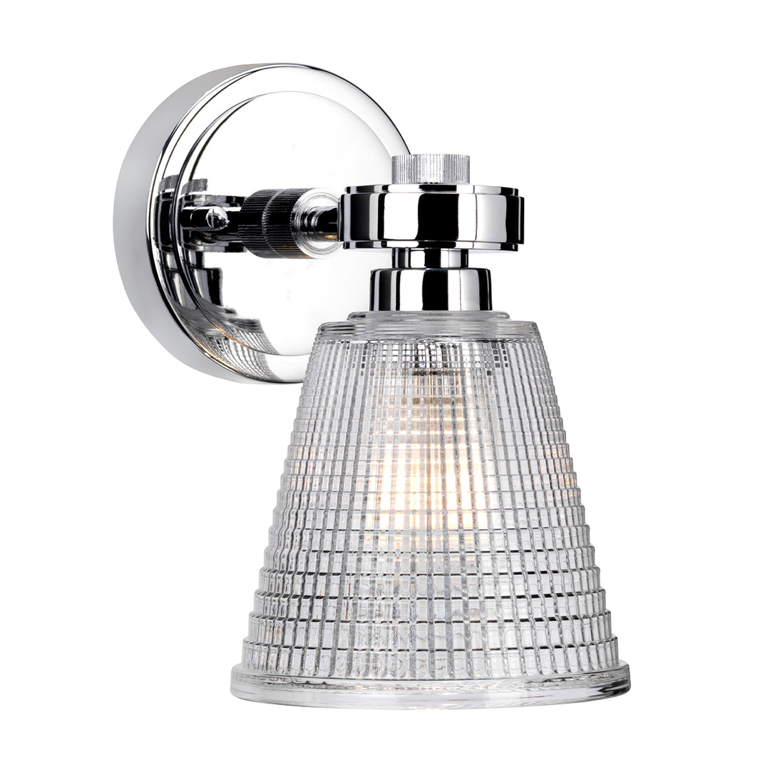 Gunnislake1 1 Light Bath Light in Polished Chrome