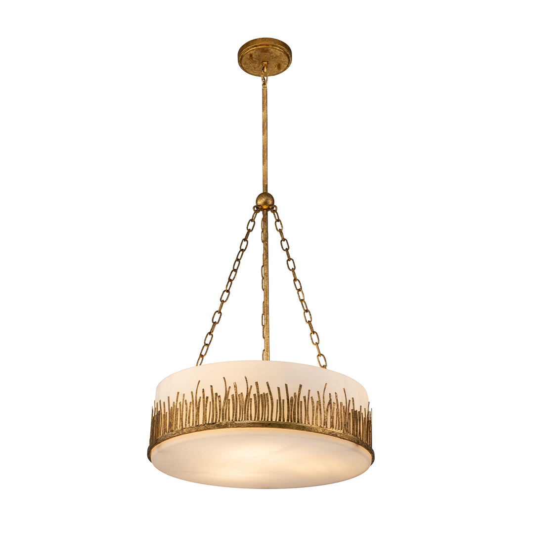Sawgrass Large Pendant in Gold Leaf