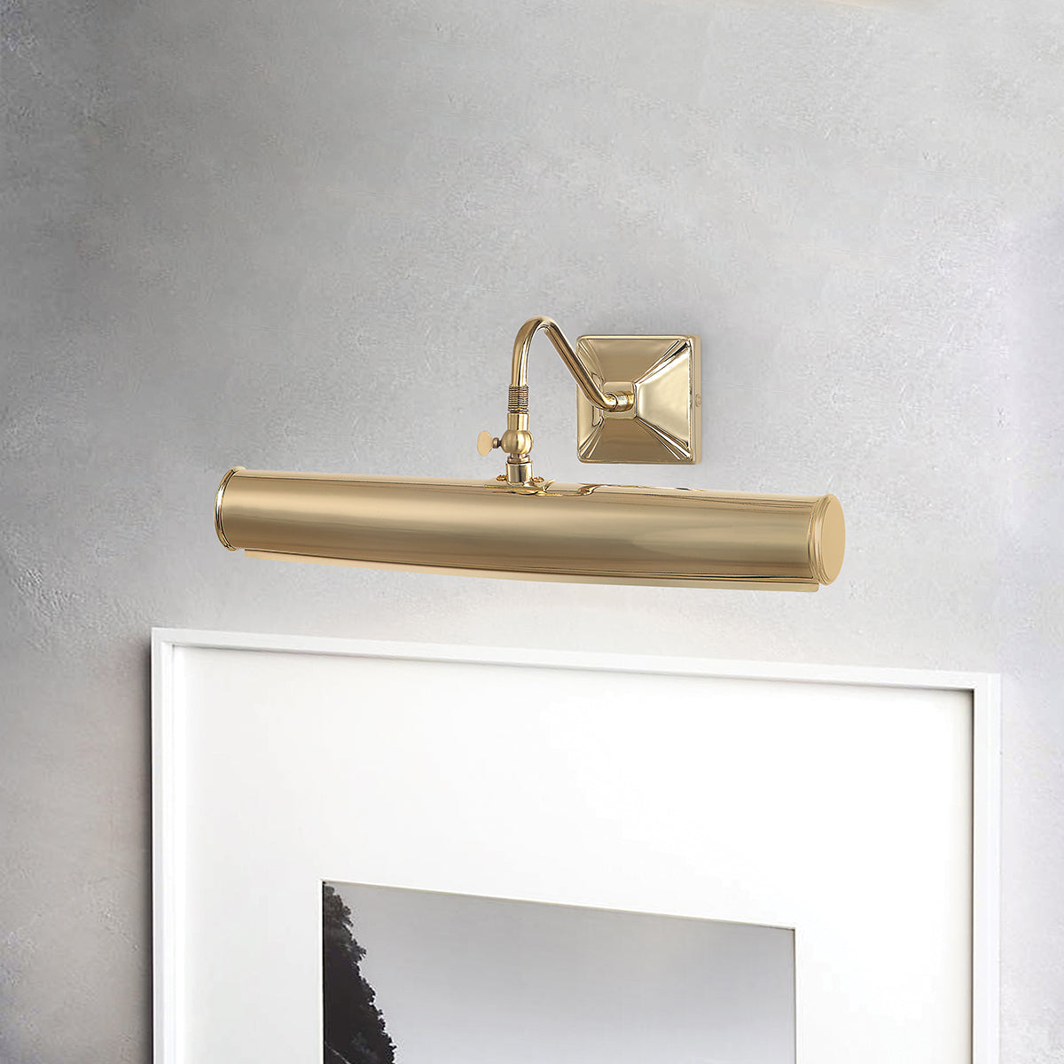 中村亮一　Photo emulsion on brass plate Leo 2 Light Large Picture Light in Polished Brass – Lucas