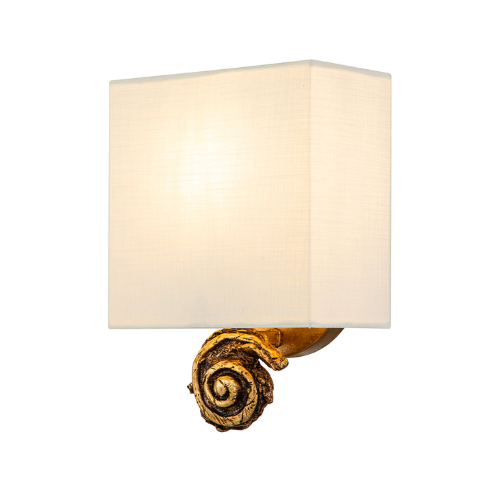 Swirl Small Sconce in Gold