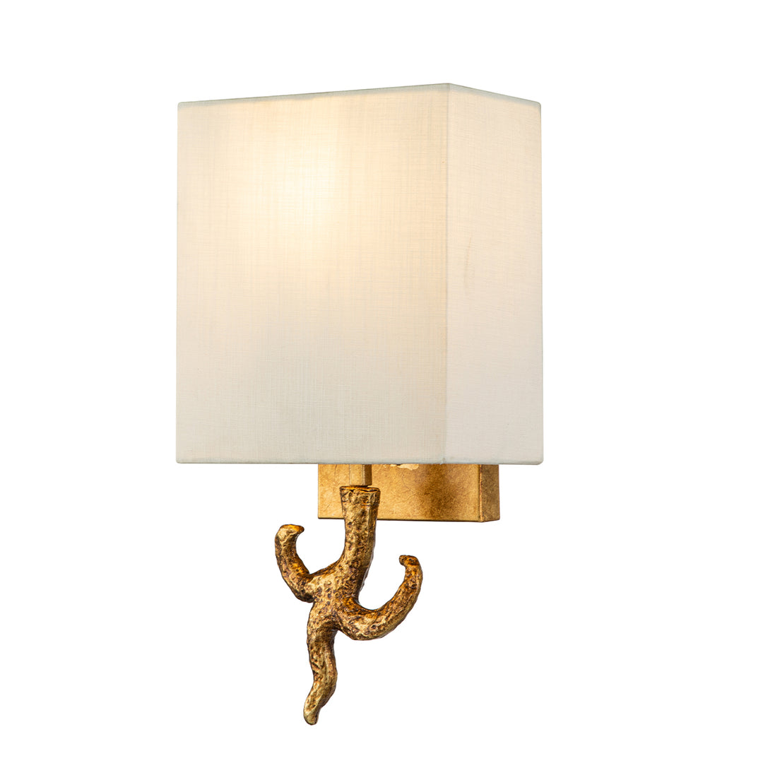 Branche Sconce in Gold Leaf